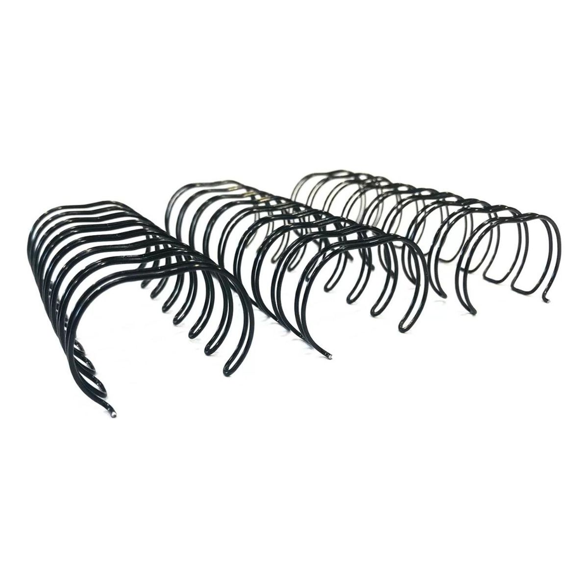 GENERICO - Anillo Metalico Doble Cero 2:1 16mm (5/8) 10 Unid. - Negro