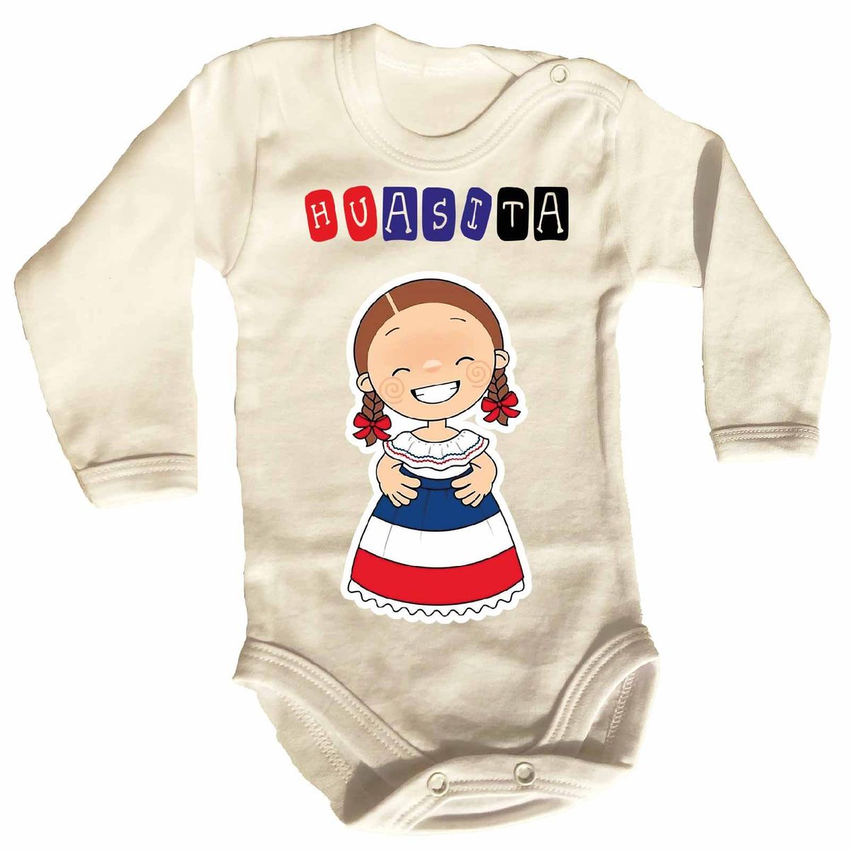 GENERICO - PILUCHOS BODY DE BEBE FIESTAS PATRIAS HUASITA