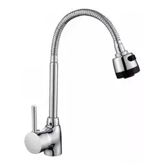 GENERICO - Llave Monomando Lavaplatos Flexible Agua Fría Y Caliente