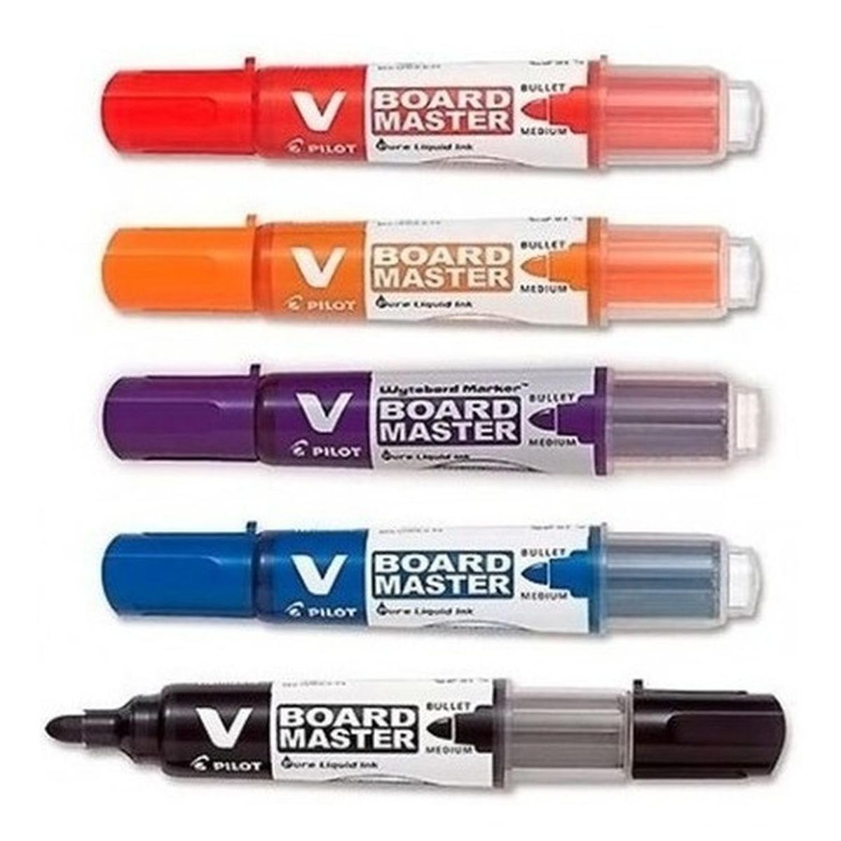 PILOT - Set Plumones De Pizarra Recargables Board Master Pilot 5 Un