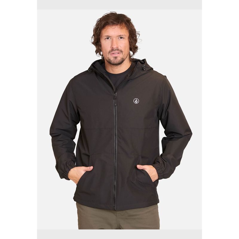 VOLCOM - Cortaviento Volcom Black Stone Negro Hombre Volcom