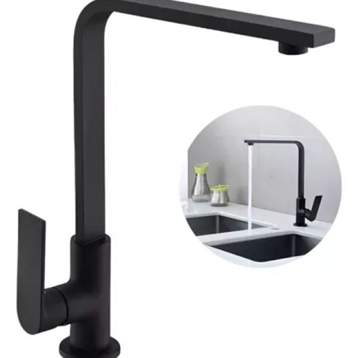 GENERICO - Llave Monomando Lavaplatos Profesional Extraíble