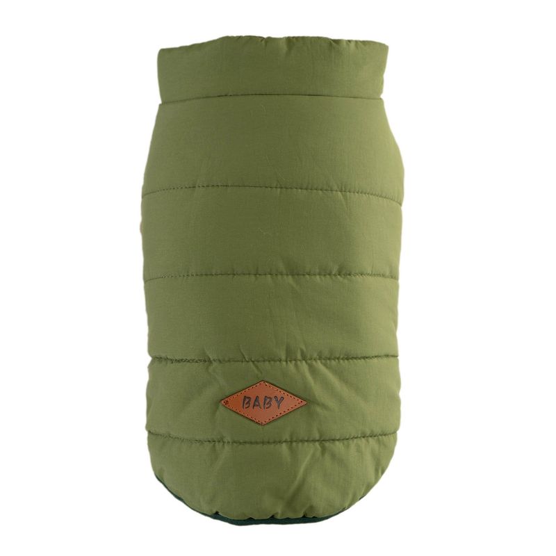 GENERICO - Chaqueta abrigada verde perro