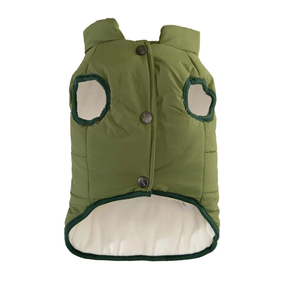 GENERICO - Chaqueta abrigada verde perro mini o pequeño-revisa medidas