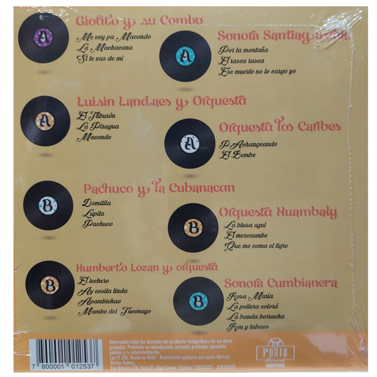 GENERICO - Vinilo Bailables Para Todo El Año - Varios Artistas Cumbias