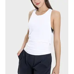 RURUTOTO - Polera Musculosa Deportiva Sin Manga Mujer Negro