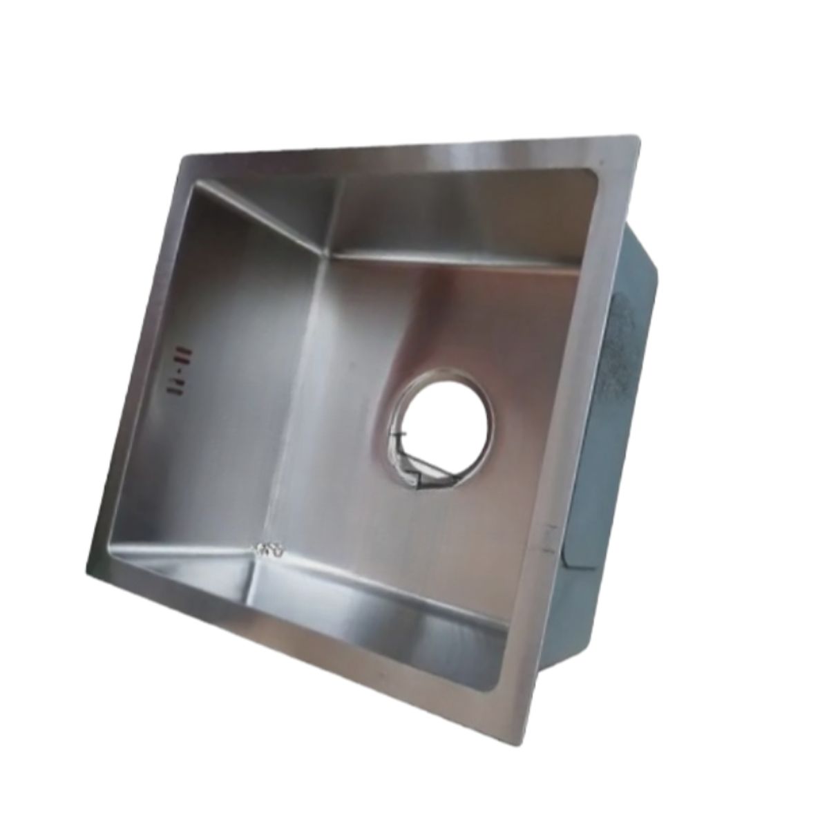 MODERN SPACE - Lavaplatos 49x39 Deluxe Plateado Bajo O Sobre Cubierta 2mm