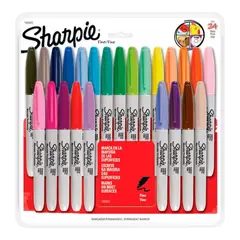 SHARPIE - Set 24 Marcadores Punta Fina Colores Surtidos
