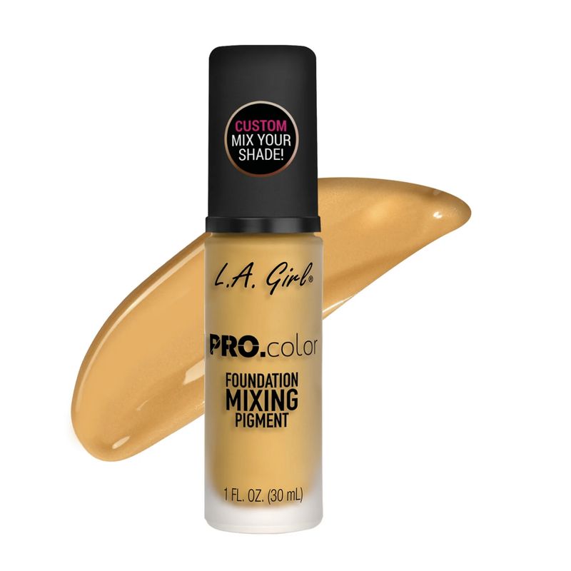LA GIRL COSMETICS - Pigmento Mezclador Para Base LA ProColor Amarillo - LA Girl