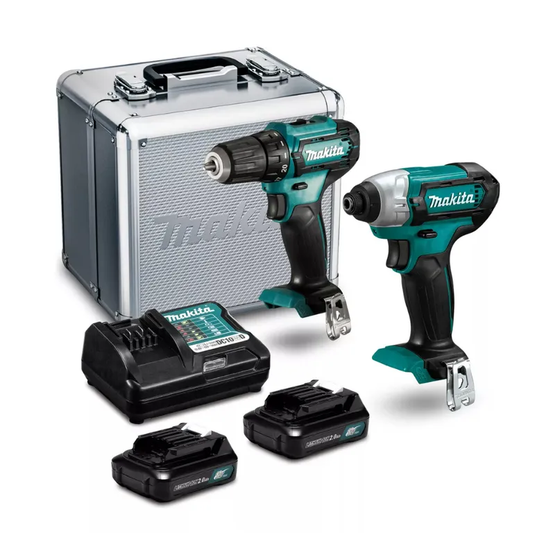 MAKITA - Kit Taladro + Atornillador Impacto 12v Makita Clx224SAX