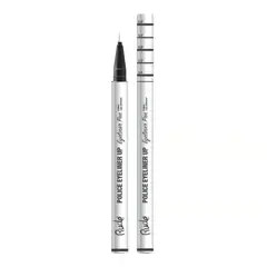 RUDE COSMETICS - Delineador Líquido Ojos Blanco Police Eyeliner Top Dog -Rude