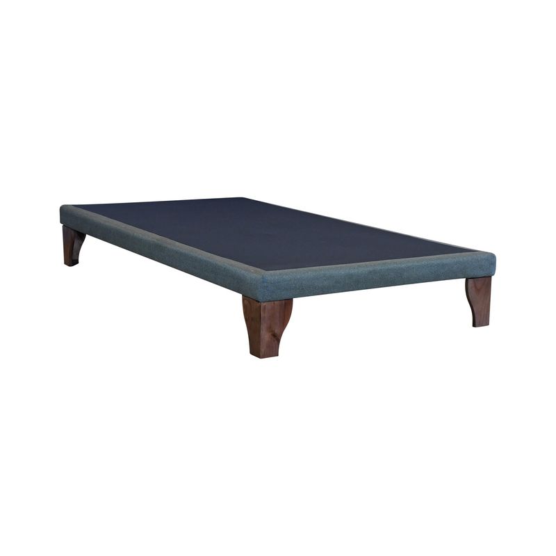 BLOCCARE - Base De Cama 1 Plaza L190 cm. Patas 19.5 cm. Para colchon V. Elastico.