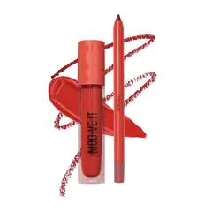 BEAUTY CREATIONS - Set Labios Rojo Moo-Ve It