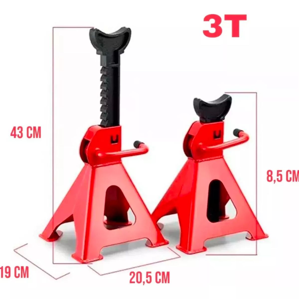 MUNDO MAGIA - Set De 2 Banquillos Caballetes De 3 Toneladas