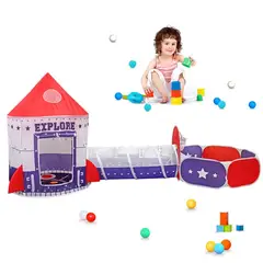 EVERSO - Carpa Piscina Con Túnel Castillo Plegable Infantil Niños
