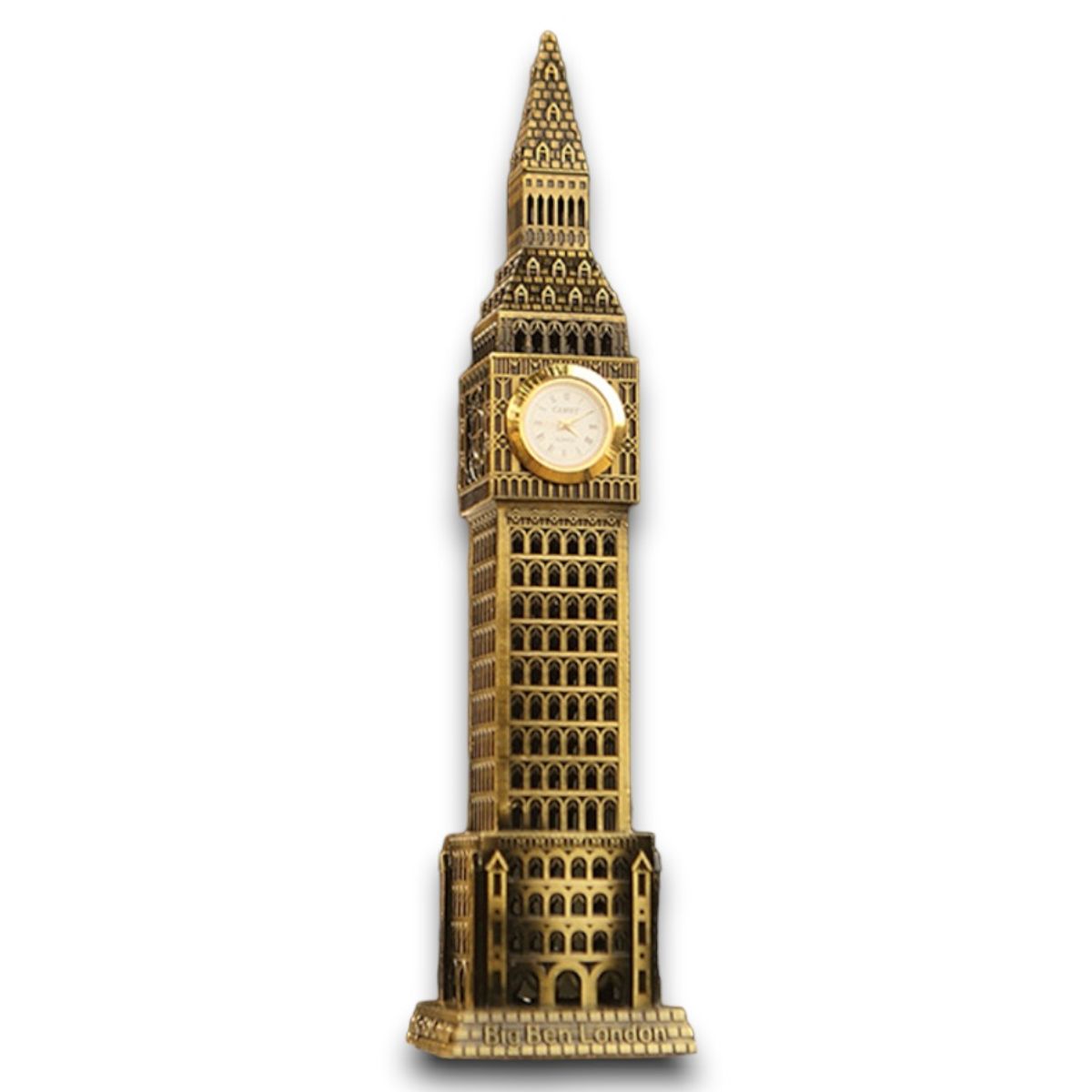 INVENCIBLE - Reloj Big Ben  Mesa Metalico Adorno Decoracion Ak54