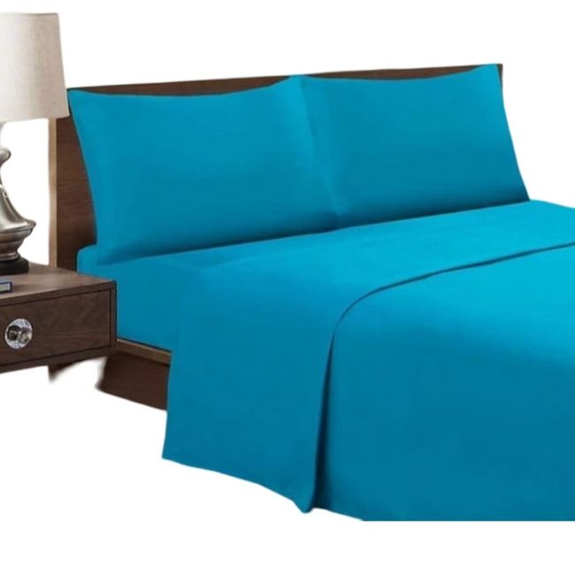 GENERICO - Sábanas 144 Hilos Confort - 2 Plazas C4