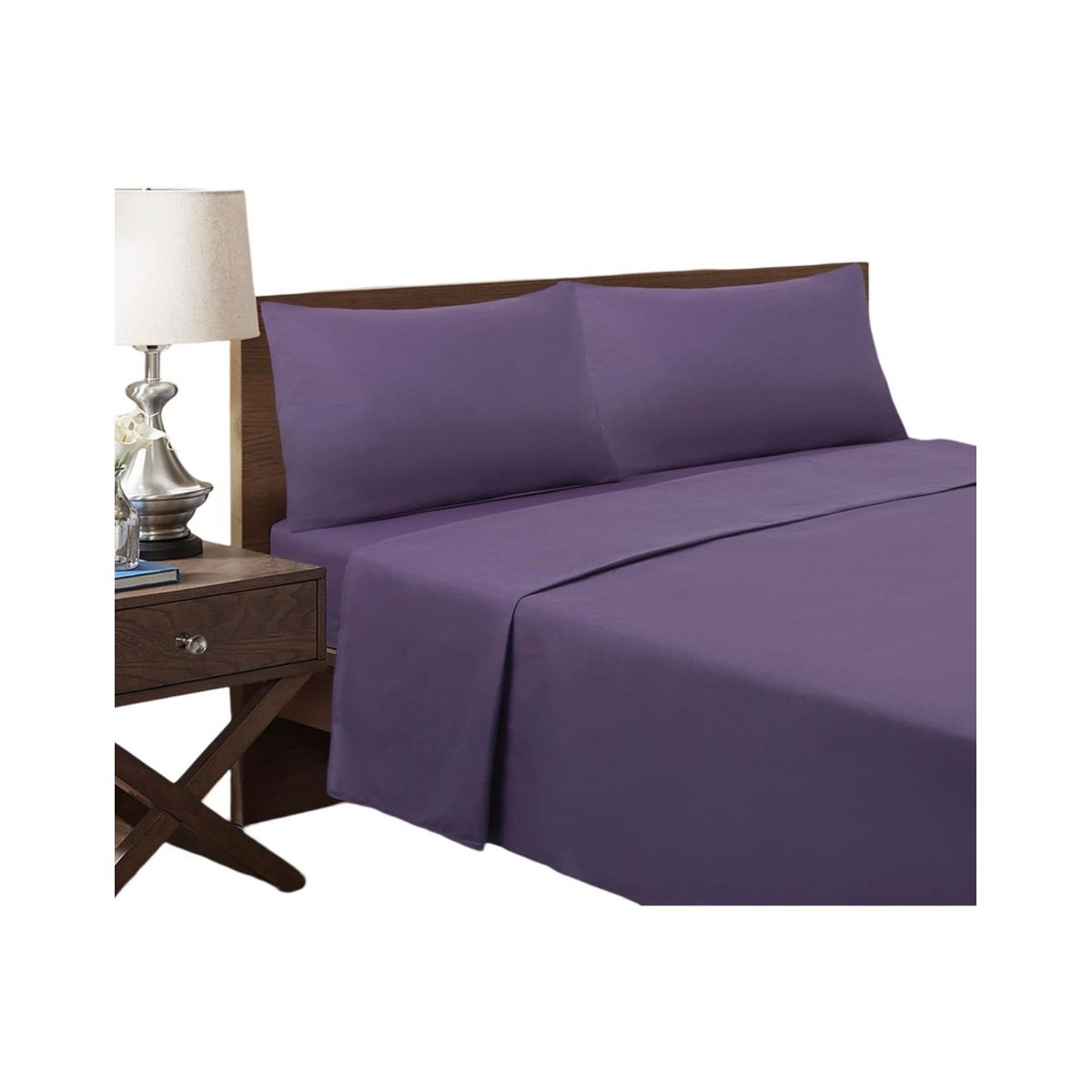 GENERICO - Sábanas 144 Hilos Confort - 2 Plazas C10