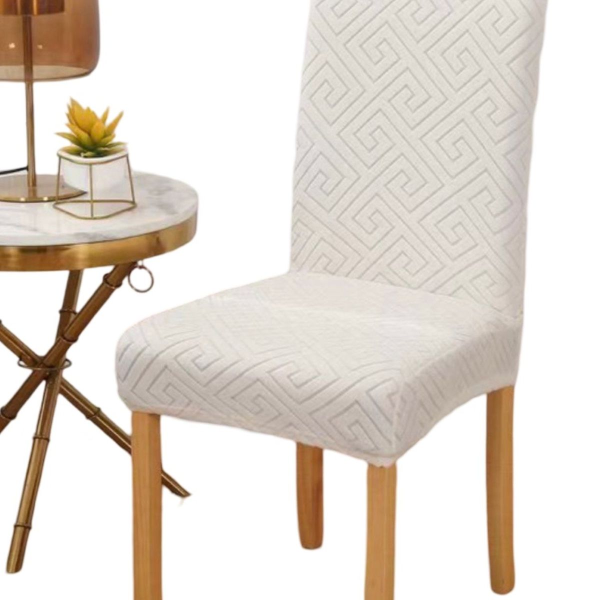 GENERICO - Fundas Texturizadas para sillas-Pack de 6 B3