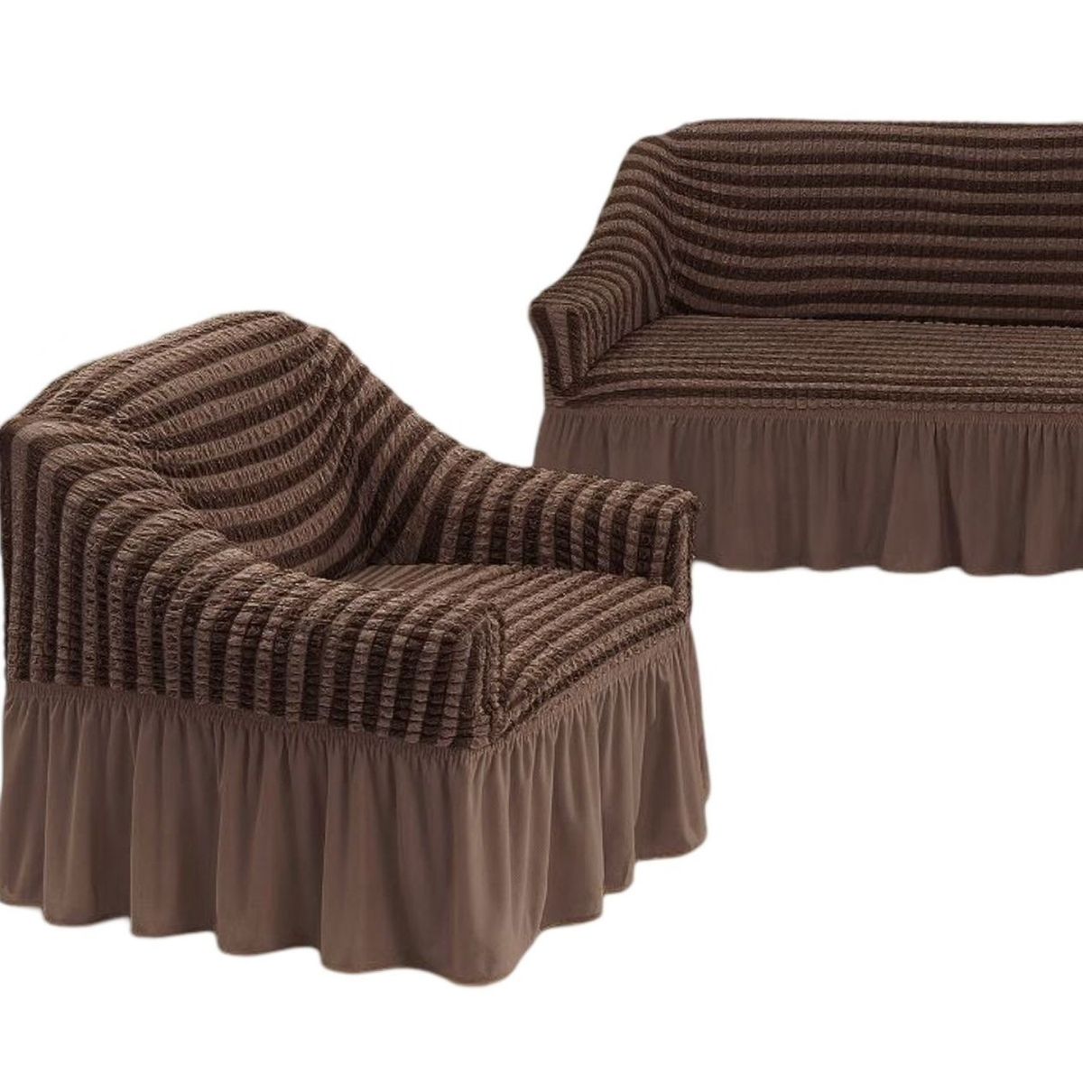 GENERICO - JUEGO DE FUNDAS TURKAS TEXTURIZADAS 3+1+1 D69