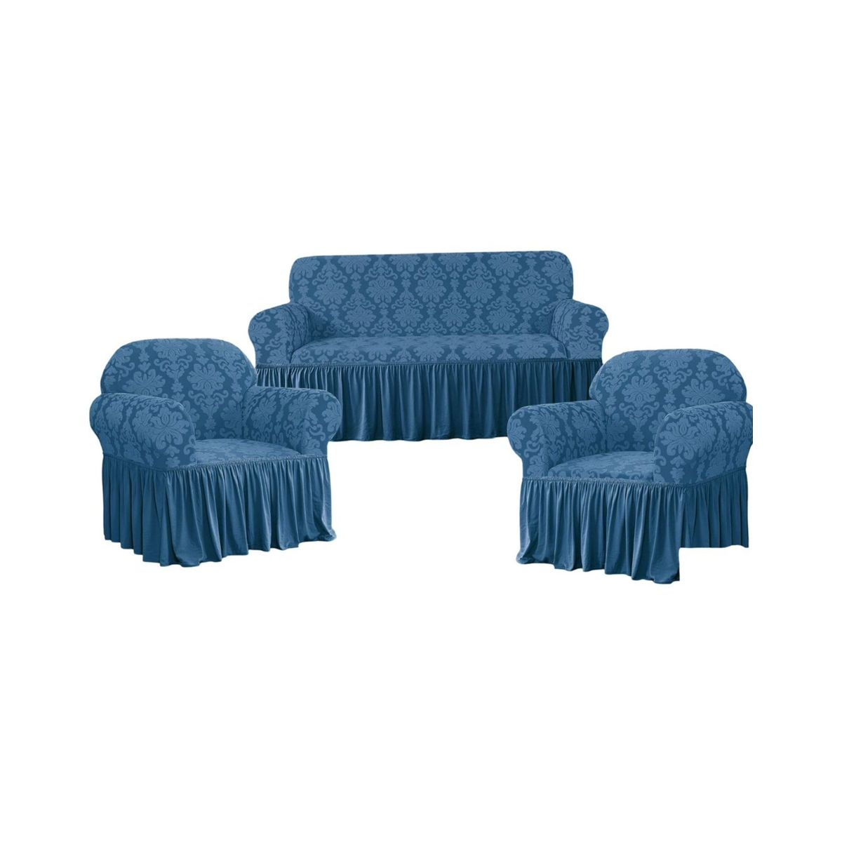 GENERICO - JUEGO DE FUNDAS TURKAS 3C MAS 2 DE 1 CUERPO D39