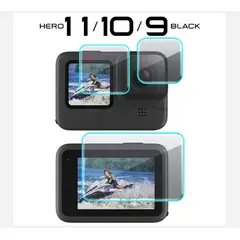 GENERICO - PROTECTOR PANTALLA MICA VIDRIO GOPRO 9, 10, 11, 12