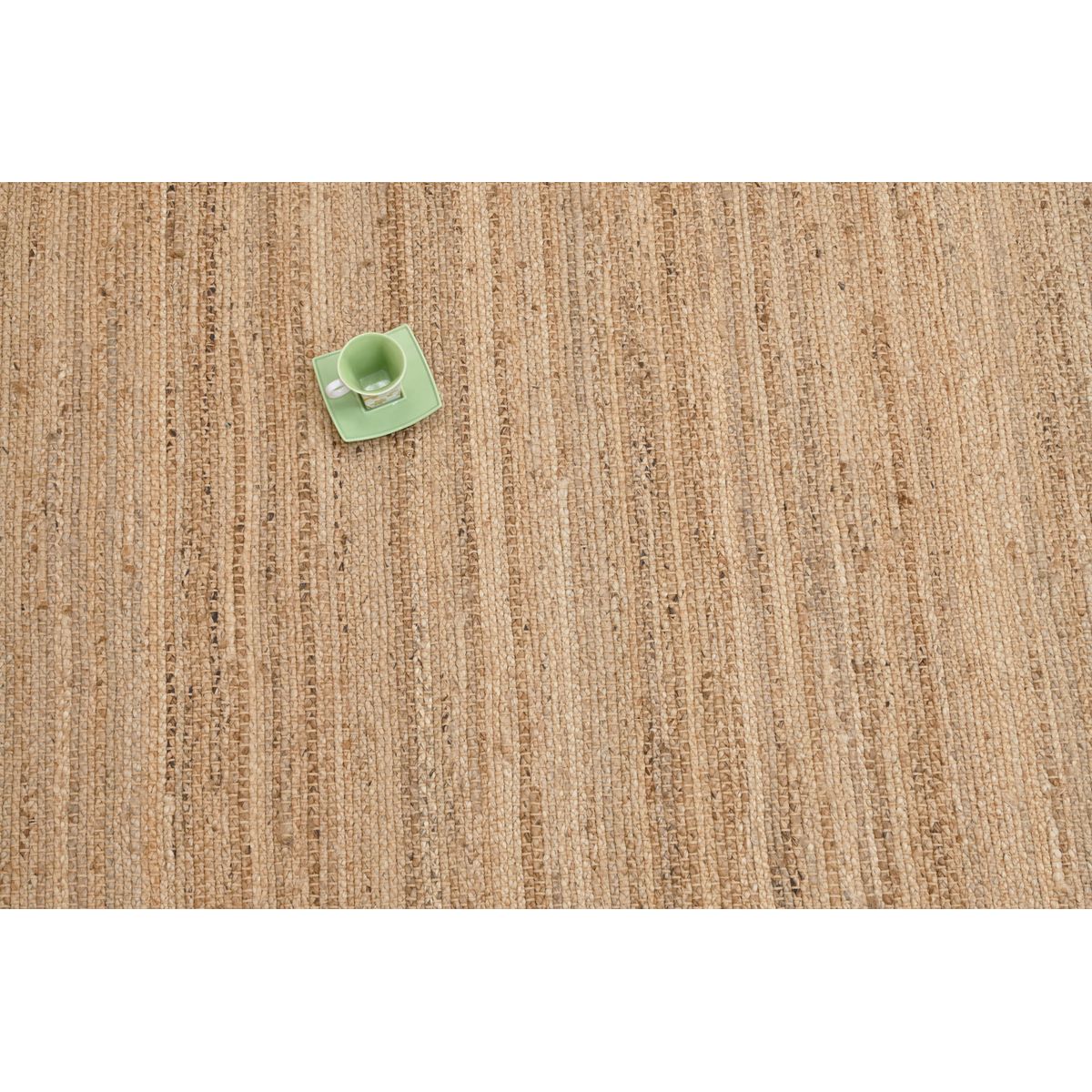 DECOGHAR - Alfombra de Yute Durries Trenzado Nudo Doble y Dobladillo Bajada 60x180 cm