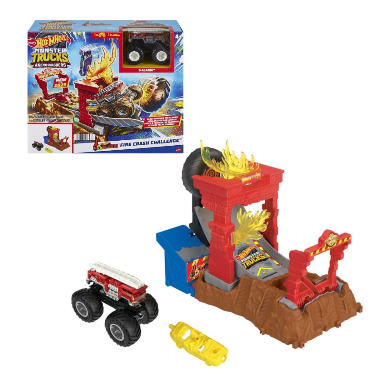 HOT WHEELS - Hot Wheels Monster Trucks Arena De Demolicion - 5 Alarm