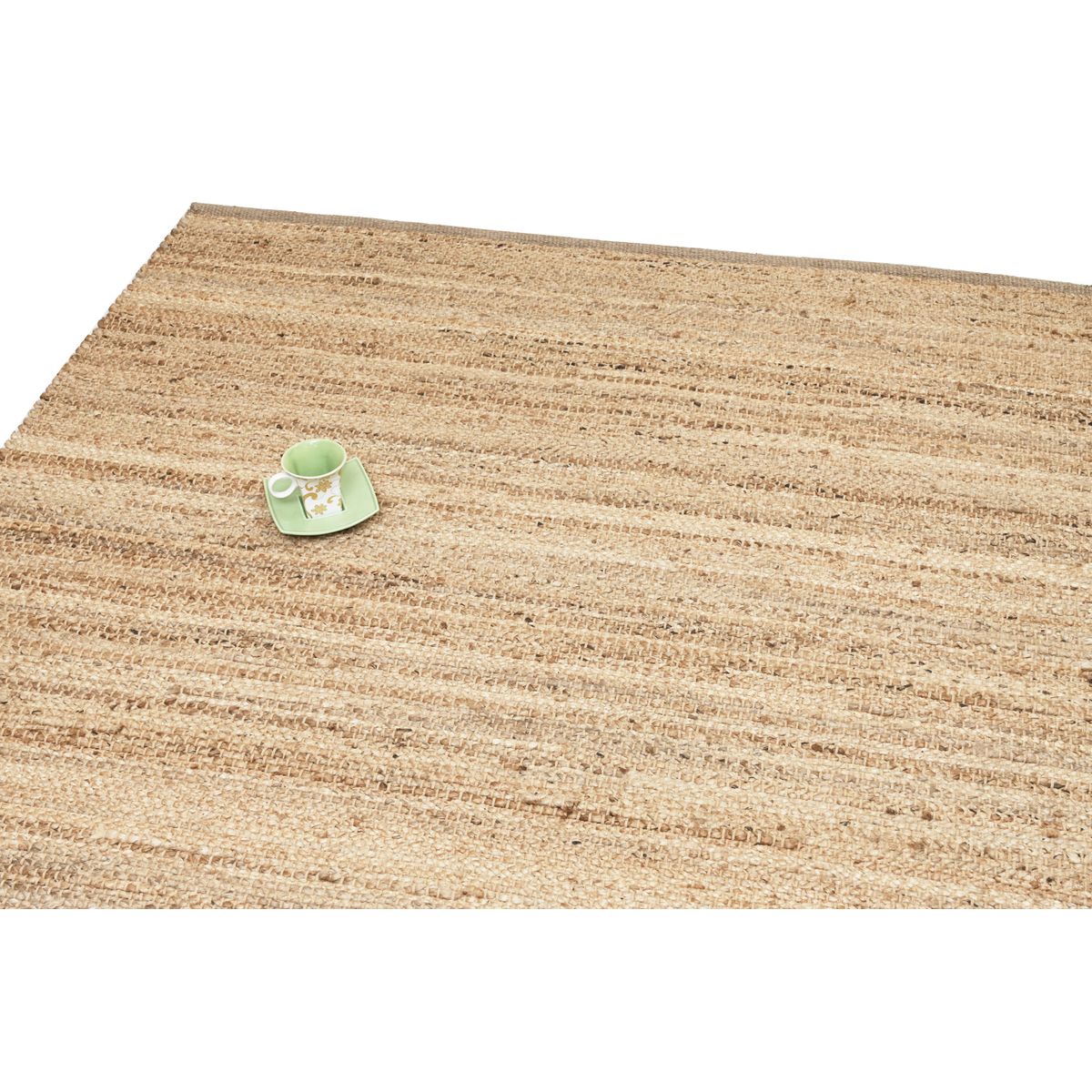 DECOGHAR - Alfombra de Yute Durries Trenzado Nudo Doble Grande 180x280 cm