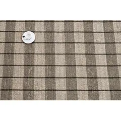 GENERICO - Alfombra Yute Seagrass Cubos Negro 280x365 cm