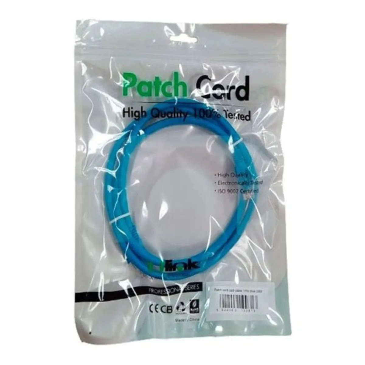 ULINK - Cable de Red Cat6 2m Azul Patch cord Certificado Fluke