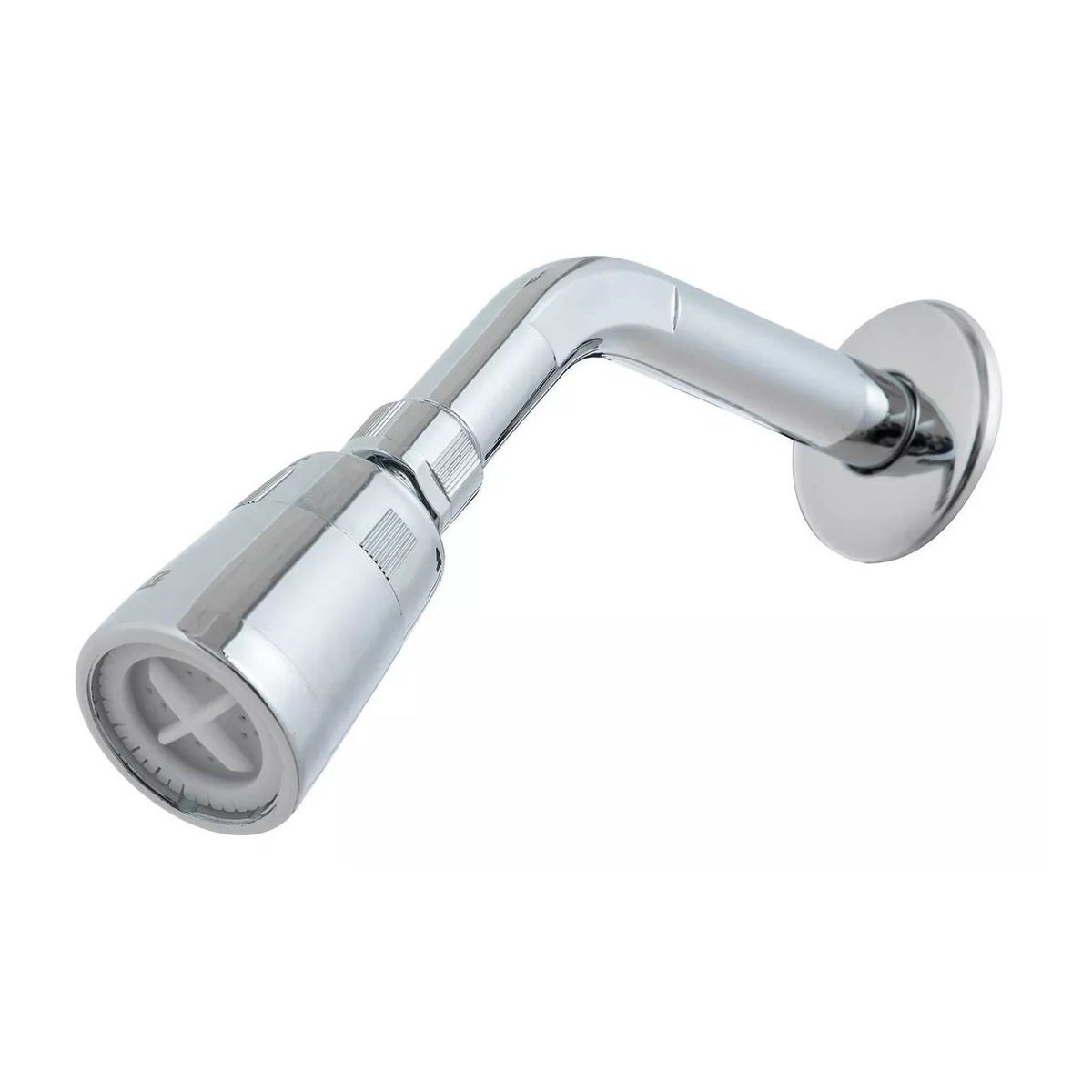 TAUMM - Brazo Ducha Cromada Plástico Al Muro Con Difusor Taumm