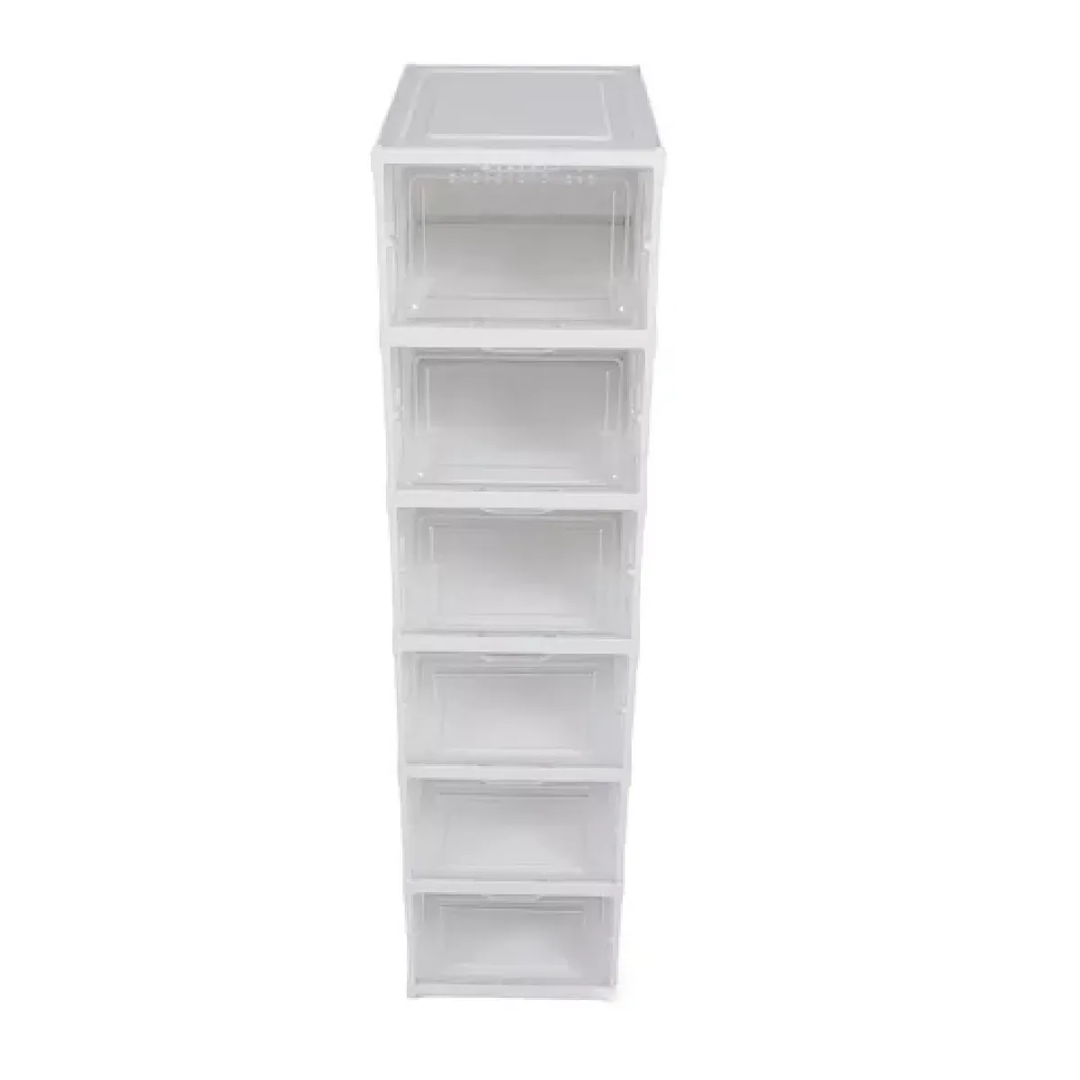 ANGELES DEL HOGAR - Cajas Plásticas Almacenamiento  Plegable Apilable Transparente