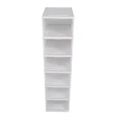 ANGELES DEL HOGAR - Cajas Plásticas Almacenamiento Plegable Apilable Transparente