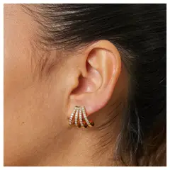 BOAZ JOYAS - ARGOLLAS TIDA BAÑADAS EN ORO