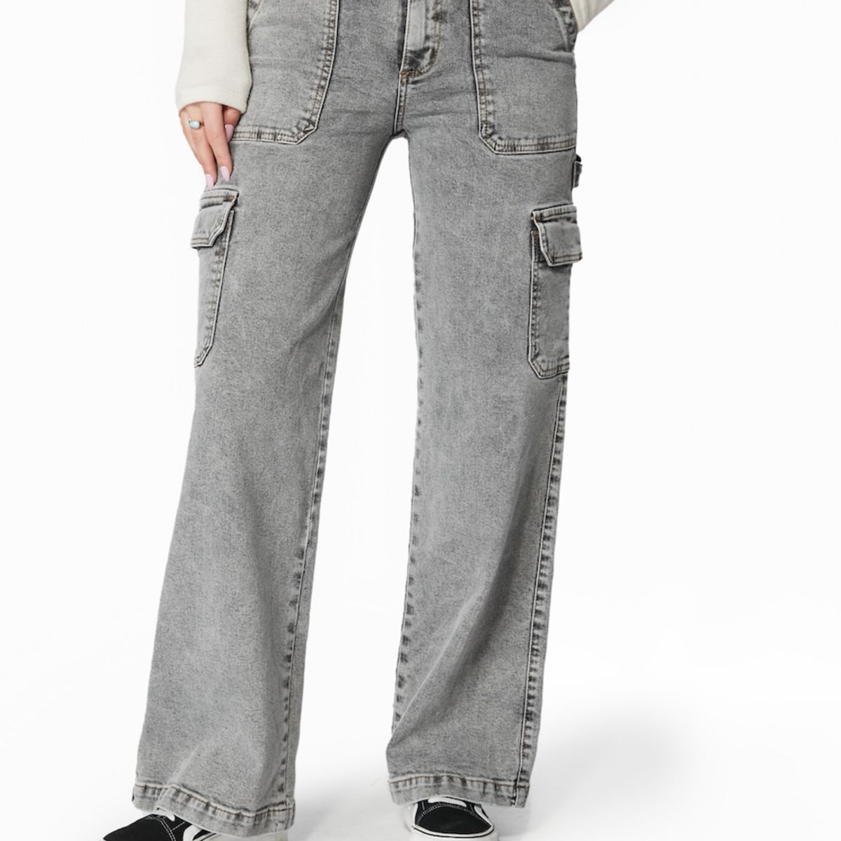 EFESIS - Jeans Palazzo Tiro Medio Mujer Efesis