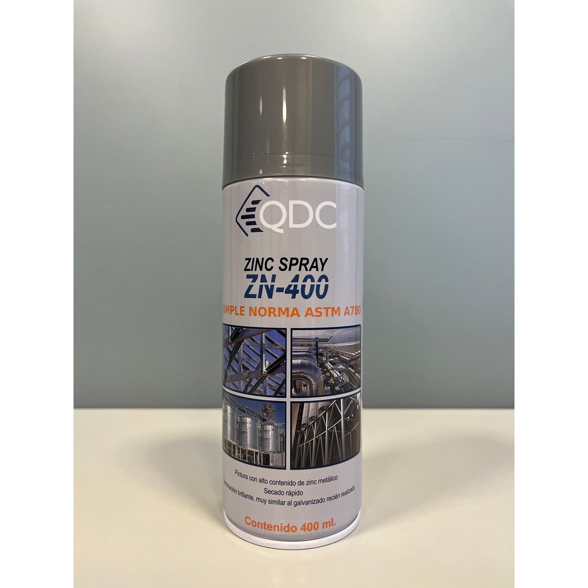 QDC QUIMICA DEL CAMPO - ZINC SPRAY 400 ML (Galvanizado en Frio)