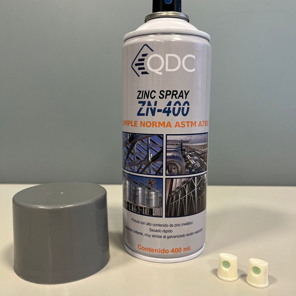 QDC QUIMICA DEL CAMPO - ZINC SPRAY 400 ML (Galvanizado en Frio)
