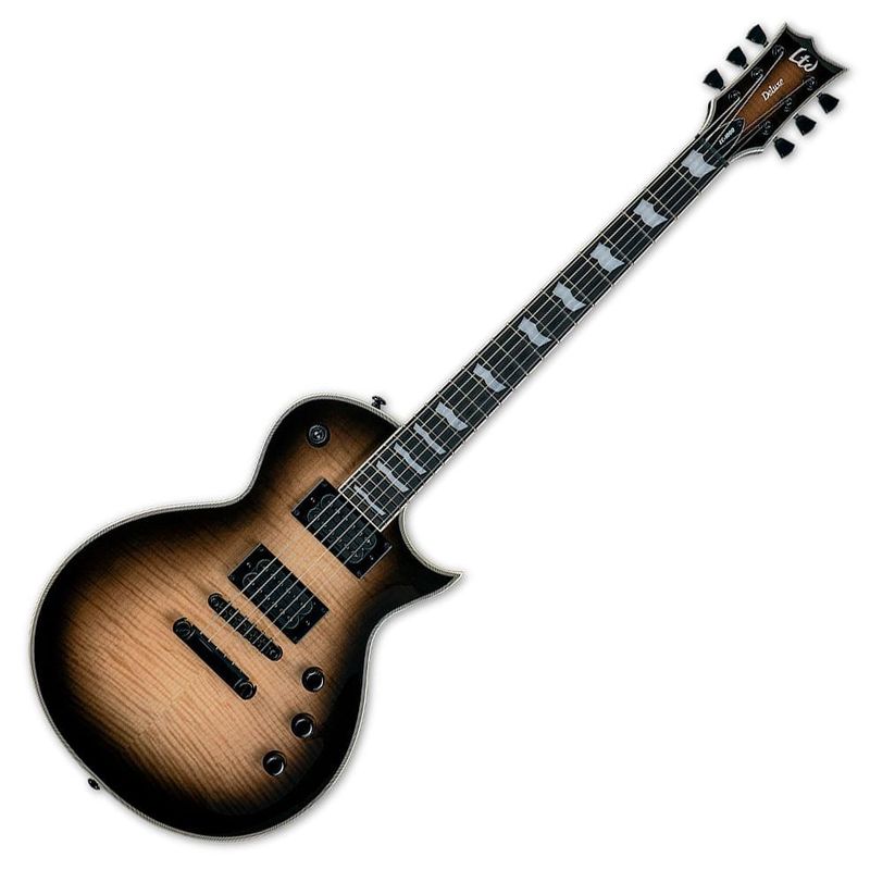 LTD - Guitarra eléctrica LTD Deluxe EC-1000T - Black Natural Burst