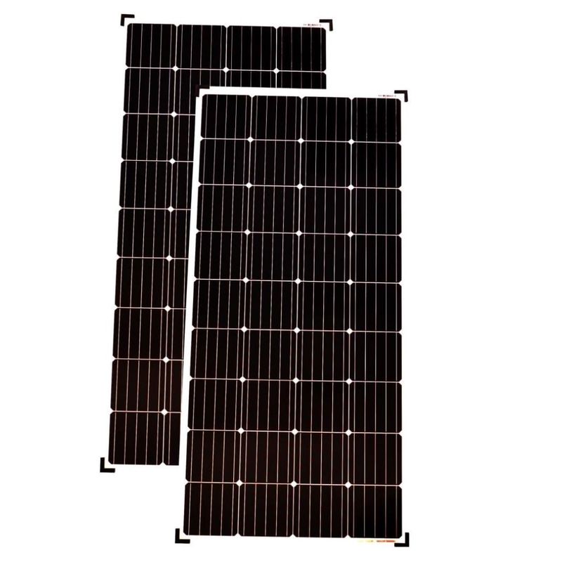 GENERICO - X2 Unidad Panel Solar 168Cm x68x40Mm 36 Celdas, Unidad 150 Watts