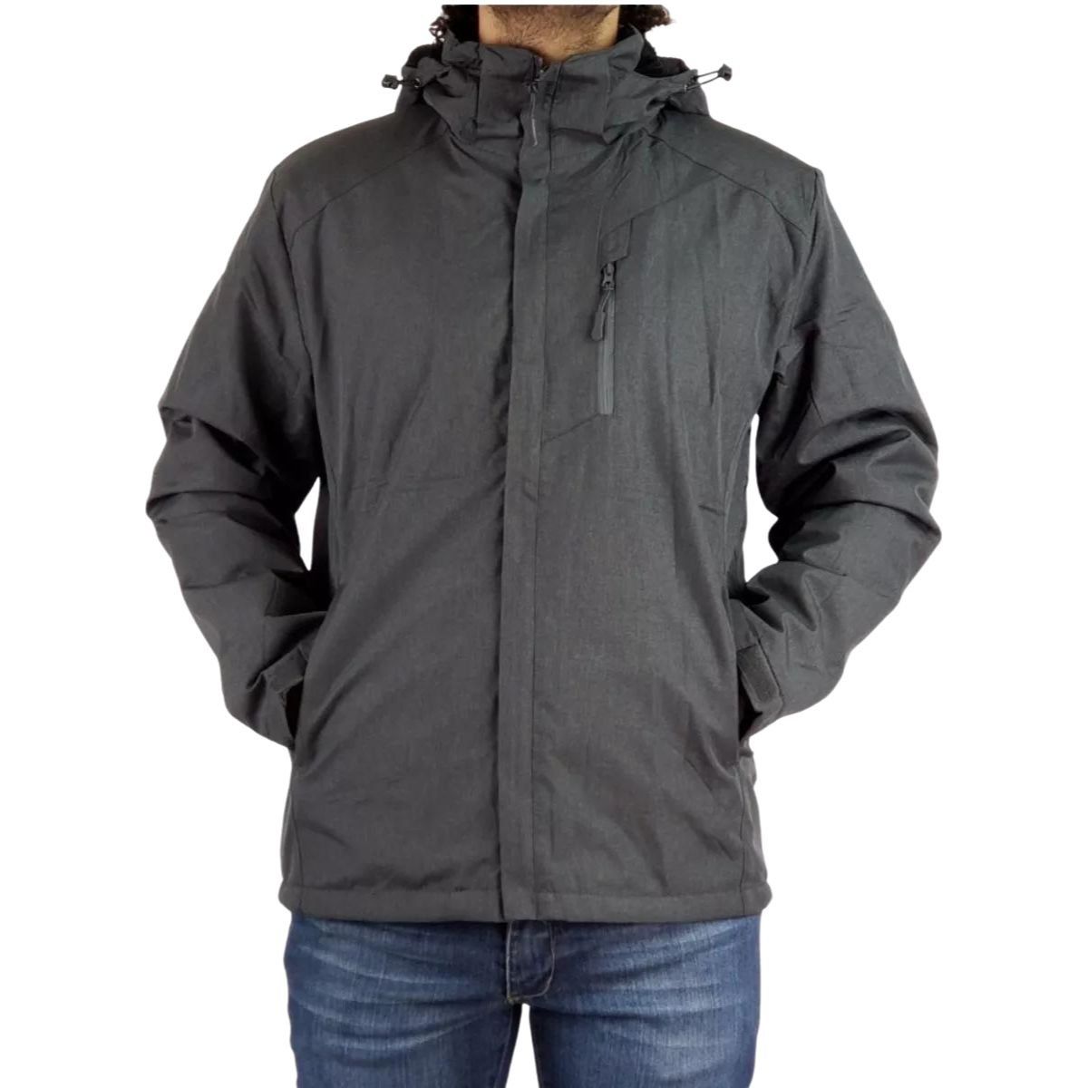 LIKE SHOP - Chaqueta Hombre Parka Invierno Forro Interior Piel Premium H302