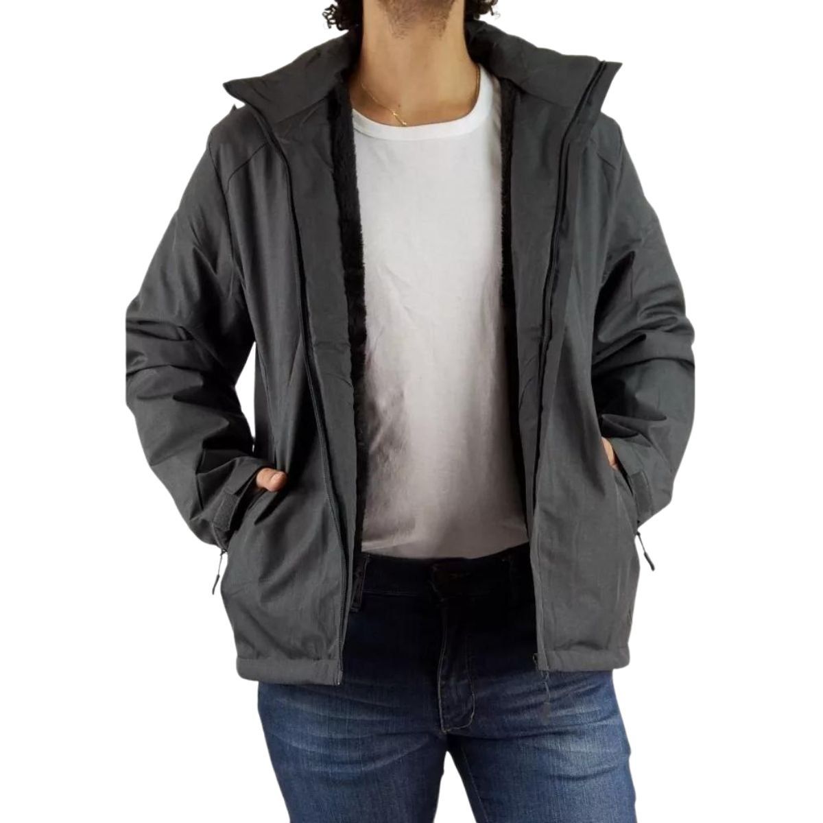 LIKE SHOP - Chaqueta Hombre Parka Invierno Forro Interior Piel Premium H302