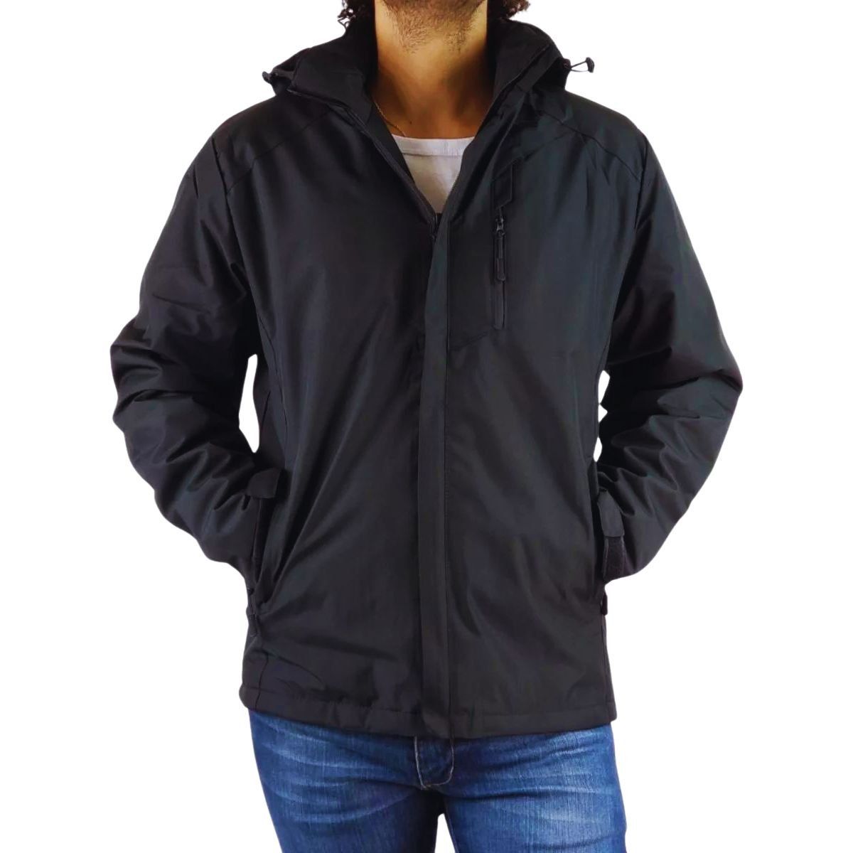 LIKE SHOP - Chaqueta Hombre Parka Invierno Forro Interior Piel Premium H302