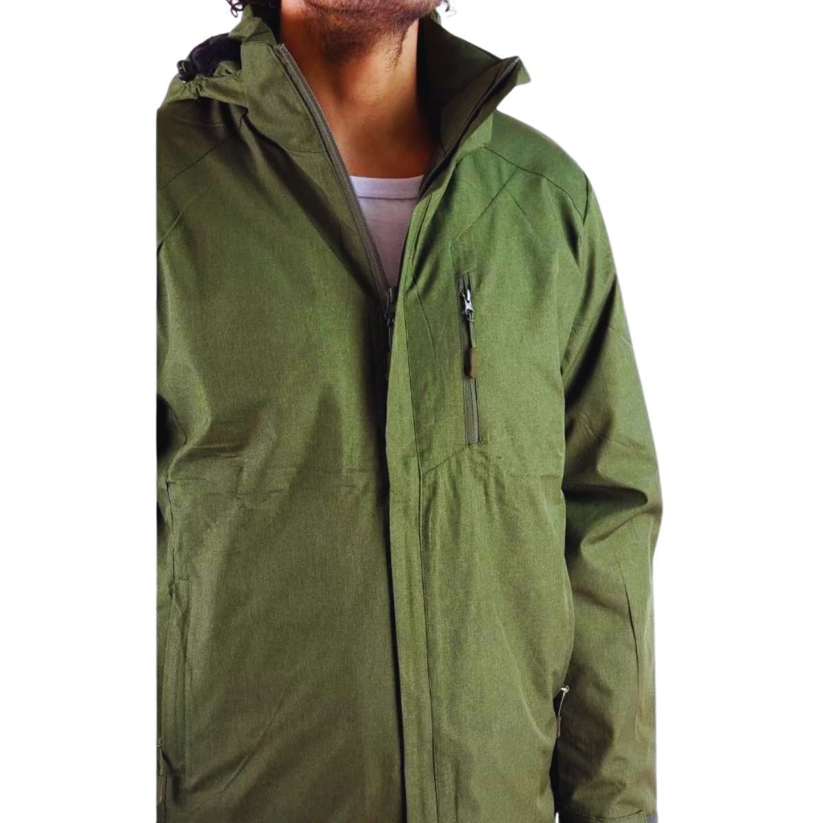 LIKE SHOP - Chaqueta Hombre Parka Invierno Forro Interior Piel Premium H302