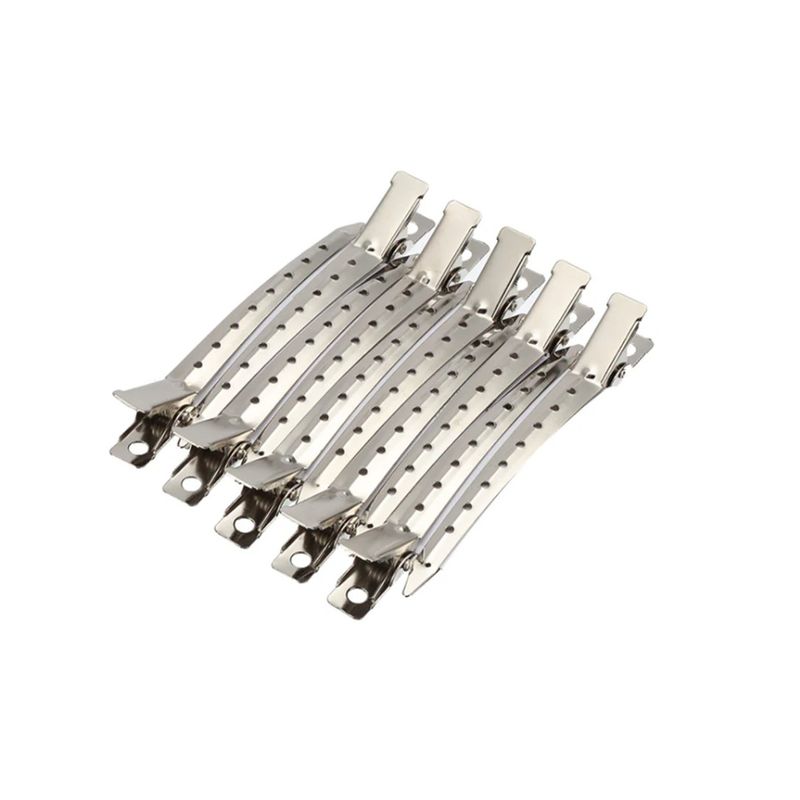 GENERICO - Pinzas Metalica para Cabello de 12 Unidades