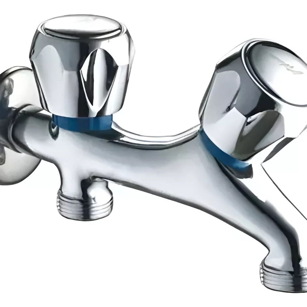 TAUMM - Llave Lavadora Lavadero Jardín Simultanea 2 Salida 3/4 Taumm