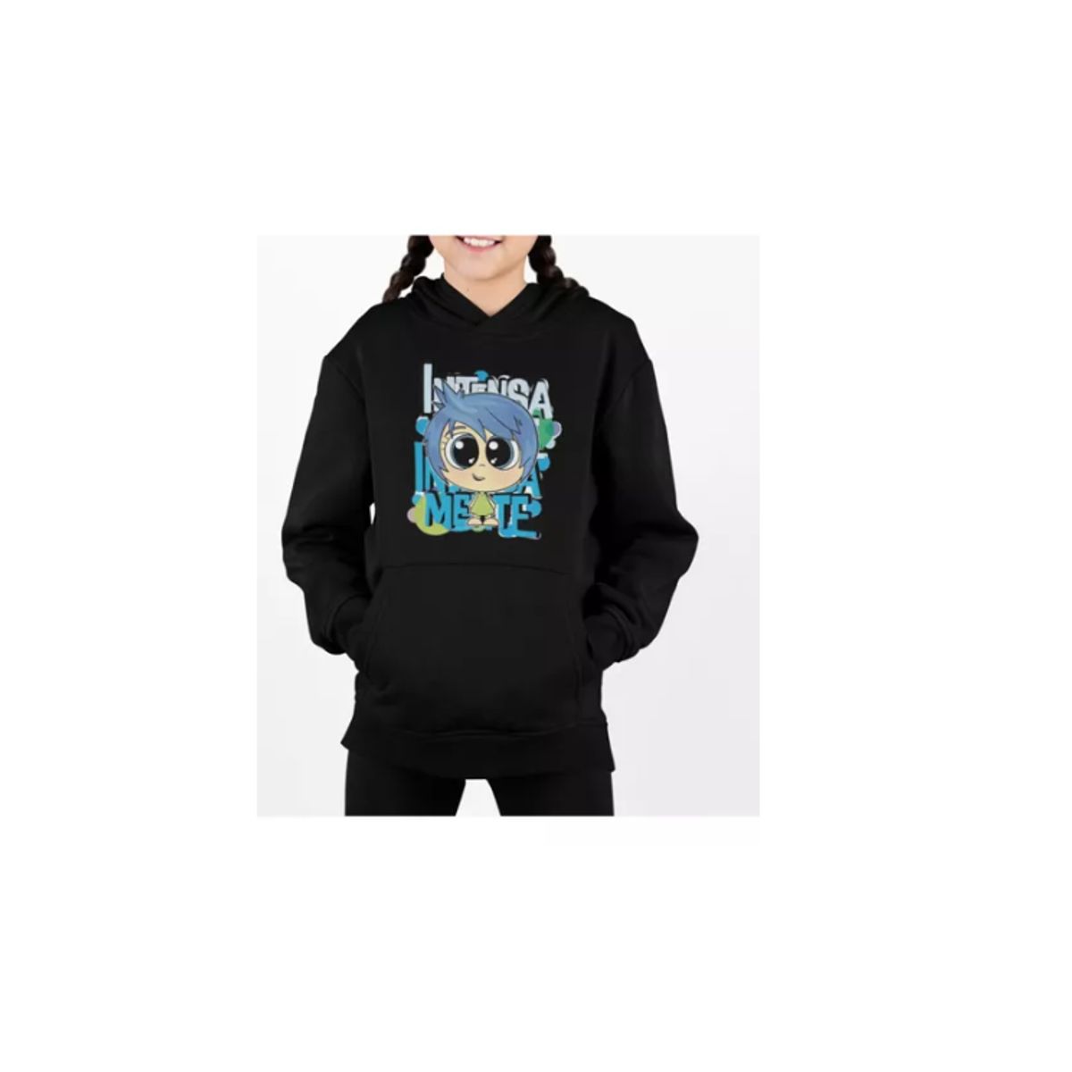 GENERICO - Poleron Infantil Intensamente Emociones Alegria Estampado