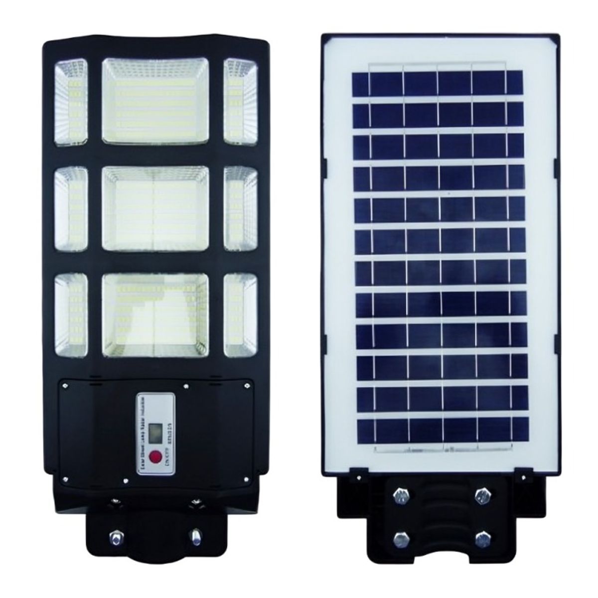 OEM - FOCO PARA POSTE SOLAR 200W CON 9 PLACAS 396 LED CON CONTROL.