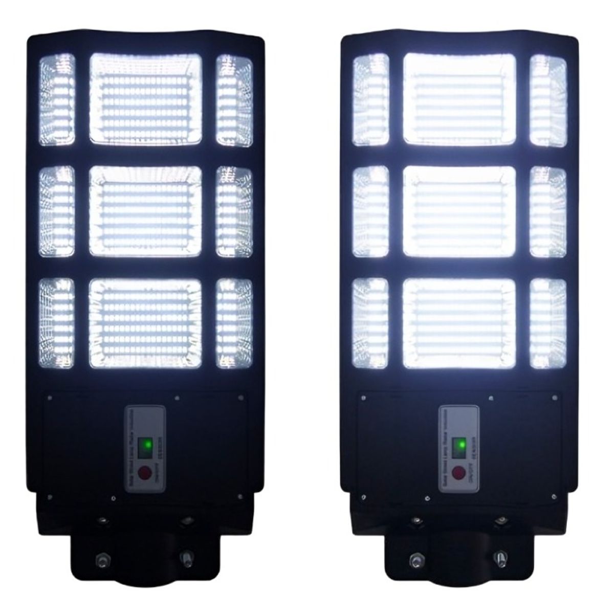 OEM - FOCO PARA POSTE SOLAR 200W CON 9 PLACAS 396 LED CON CONTROL.