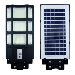 OEM - FOCO PARA POSTE SOLAR 200W CON 9 PLACAS 396 LED CON CONTROL